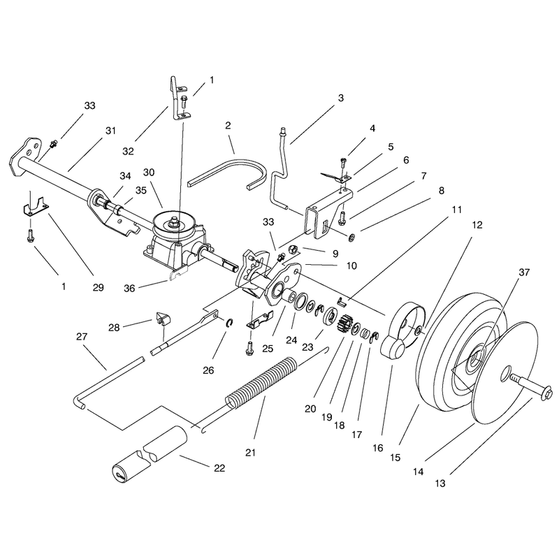 Rear Axle Assembly
