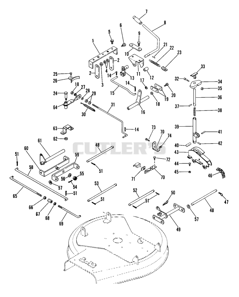 Rotary Mower Linkage
