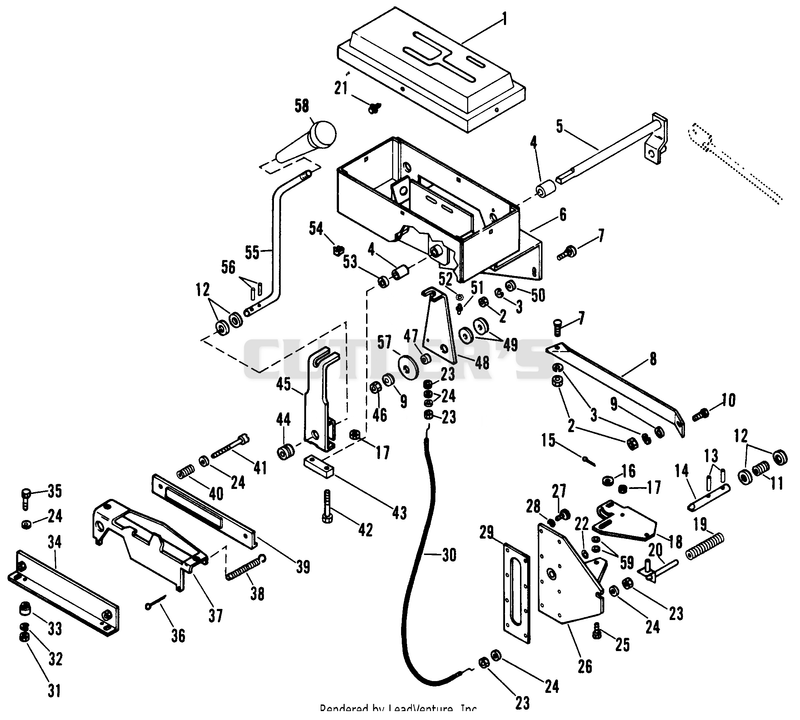 SPEED SELECTOR AND PARK LOCK
