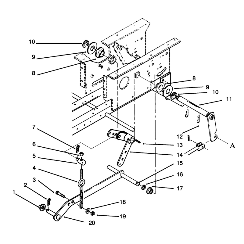 Hydrostatic Lift Linkage