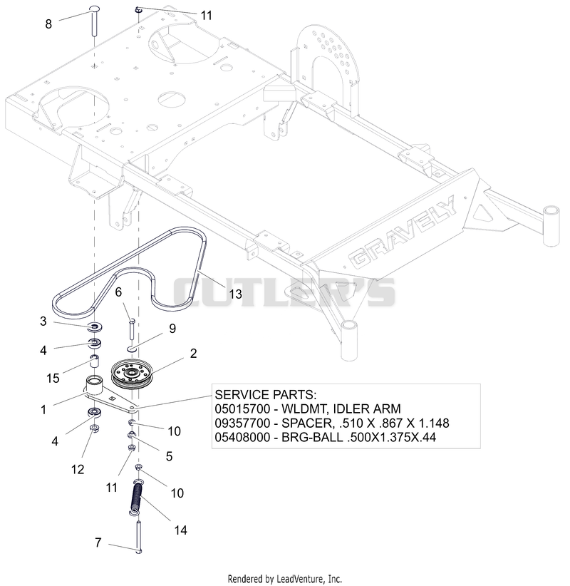 Transaxle Drive - 48", 52", and 60"