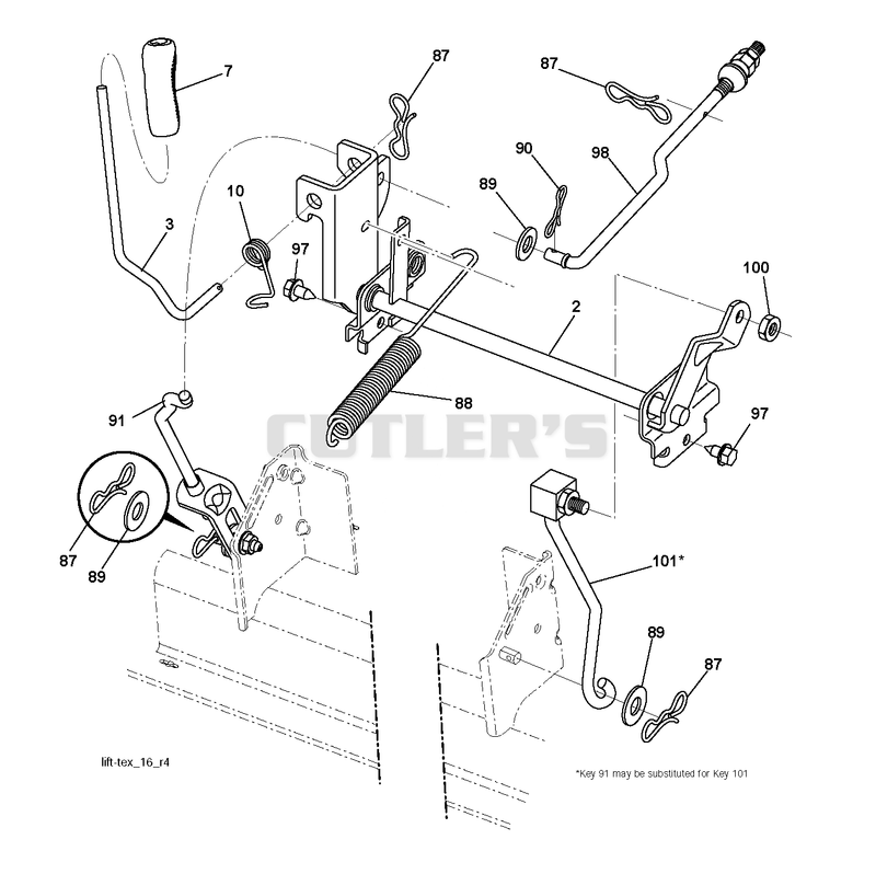 MOWER LIFT / DECK LIFT