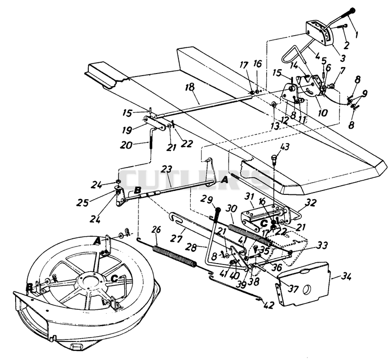Parts, With 30" Deck