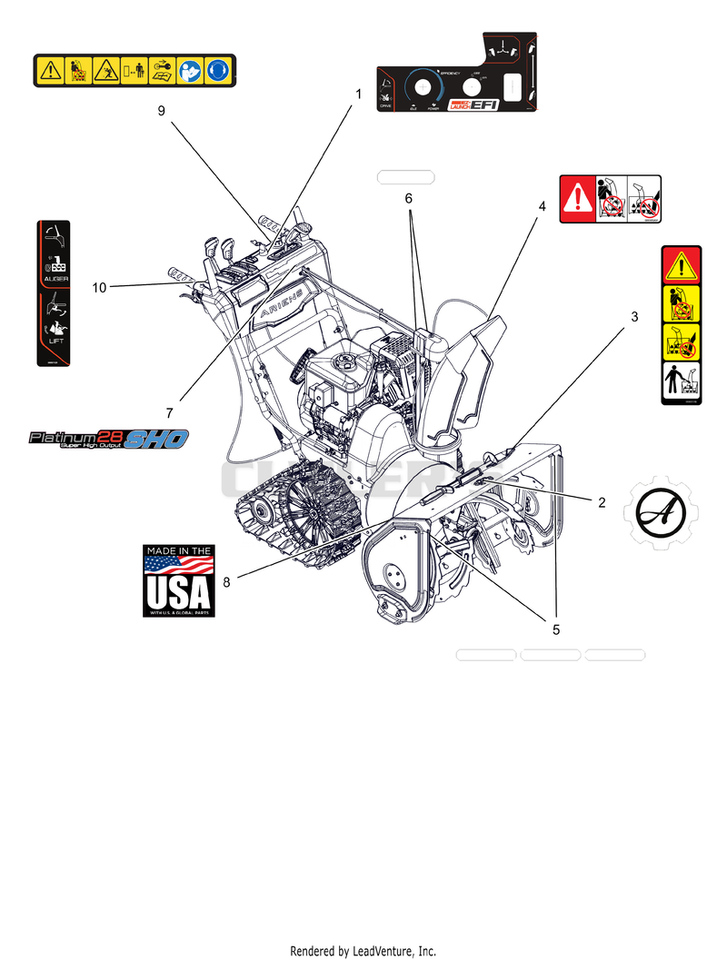 Decals - 28" EFI Track