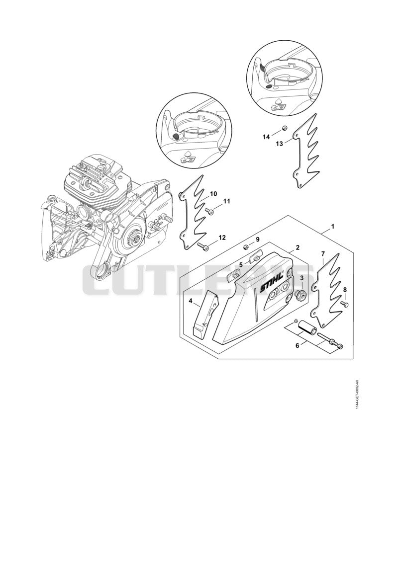 Chain sprocket cover