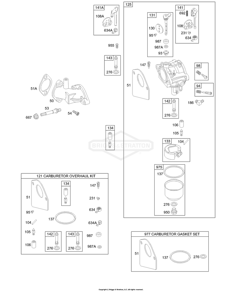 Carburetor, Gaskets