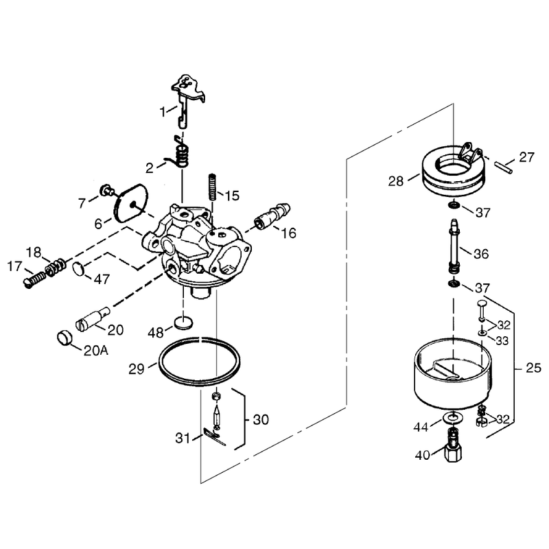 CARBURETOR NO. 640081