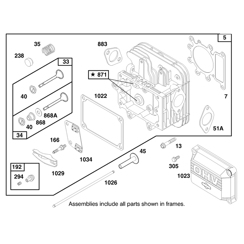 Engine Briggs and Stratton Model 28n707-0631-A1