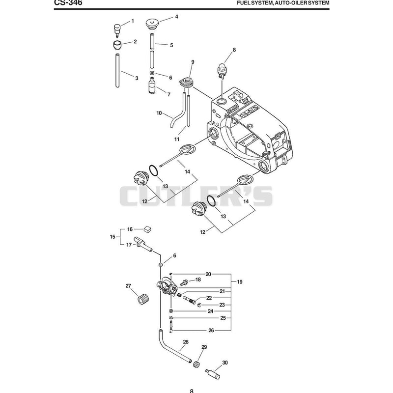 FUEL SYSTEM, AUTO-OILER SYSTEM