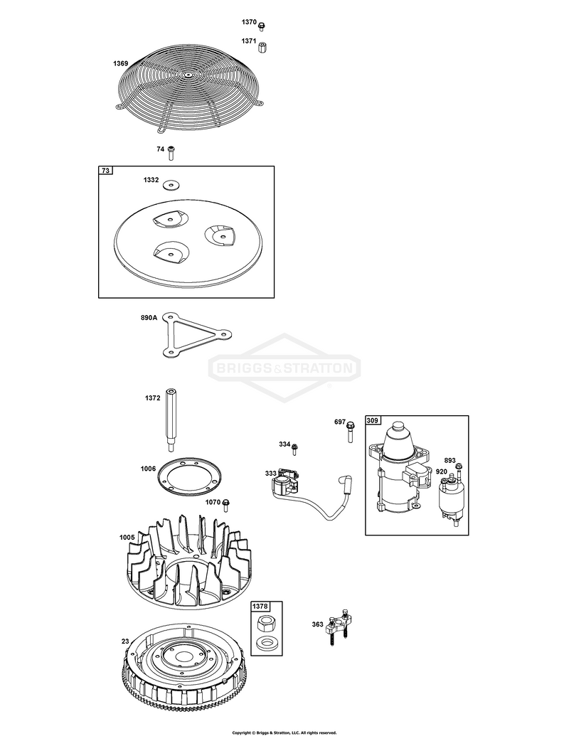 Flywheel, Ignition, and Starter Group
