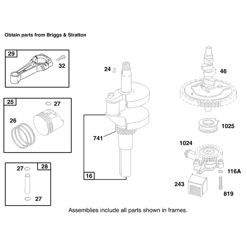 Engine Briggs and Stratton Model 303776-1188-A1