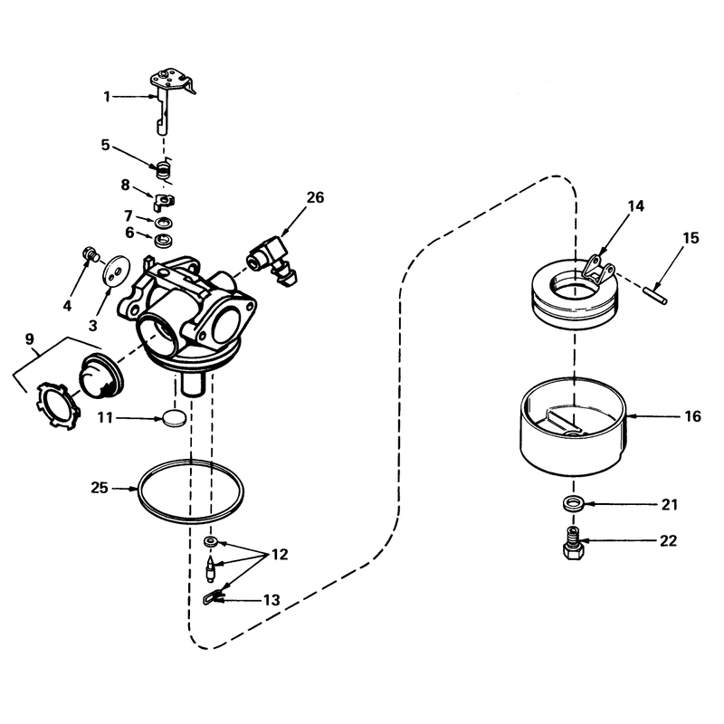 Carburetor No 632050