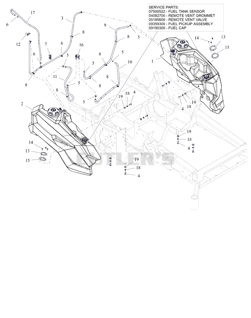 Fuel Tanks - Kawasaki FX921
