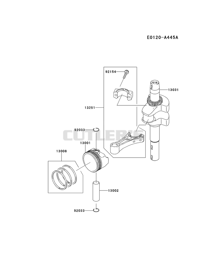 PISTON/CRANKSHAFT