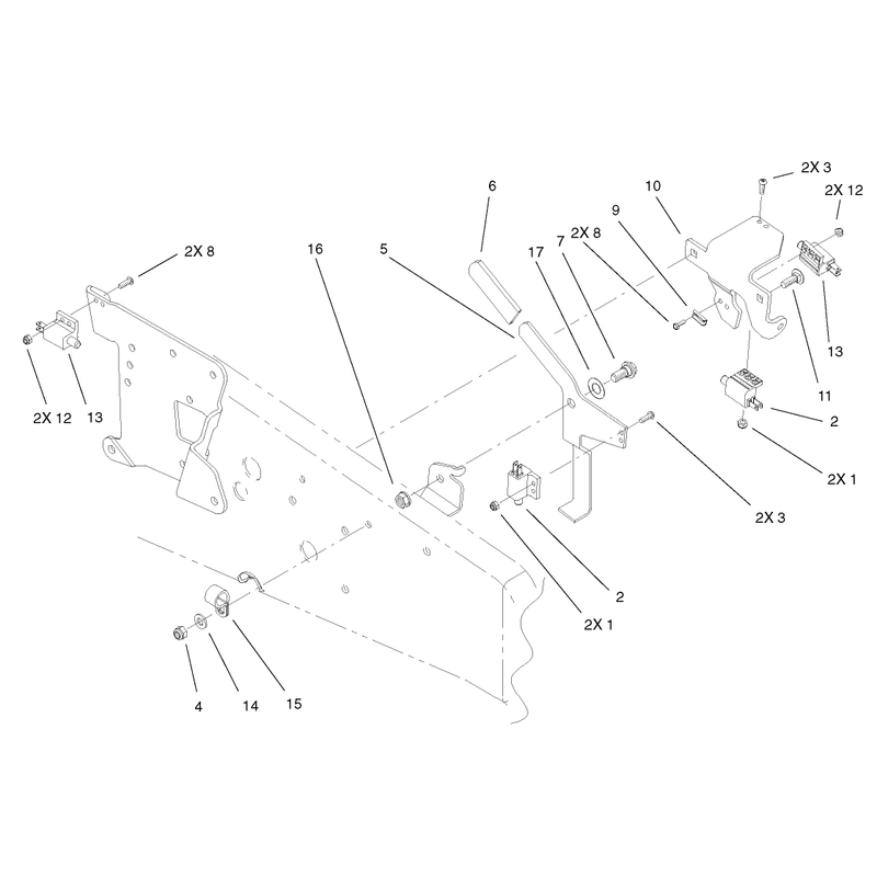 Parking Brake Upper Assembly