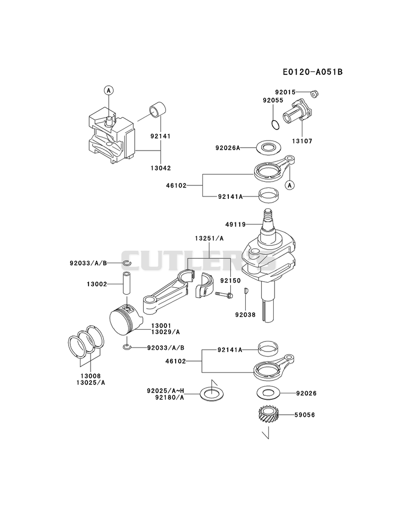 PISTON/CRANKSHAFT