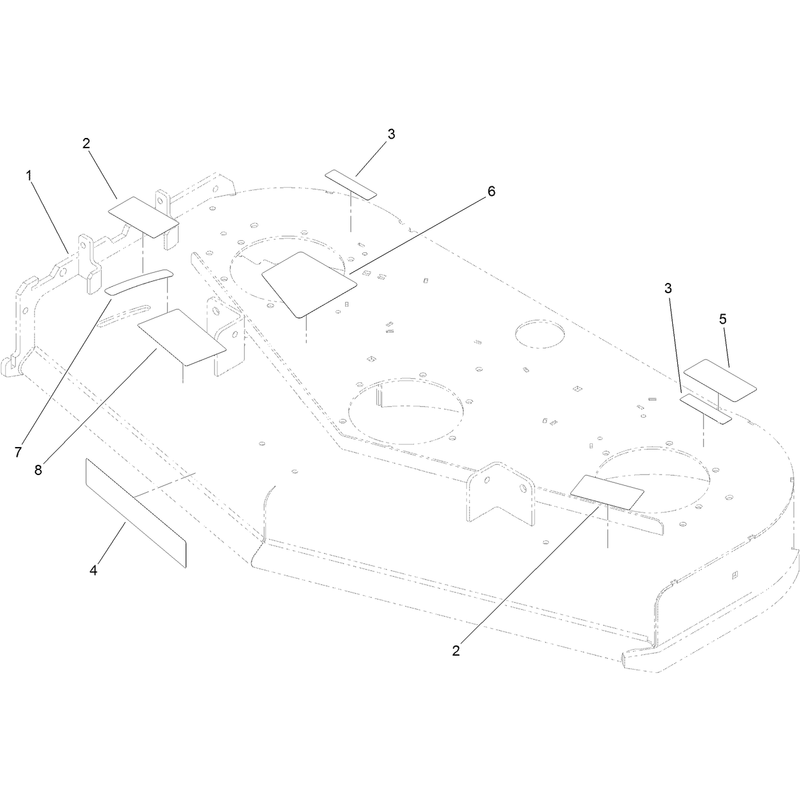Deck Decal Assembly No 120-6403