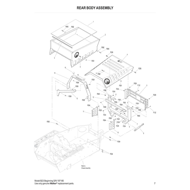 REAR BODY ASSEMBLY