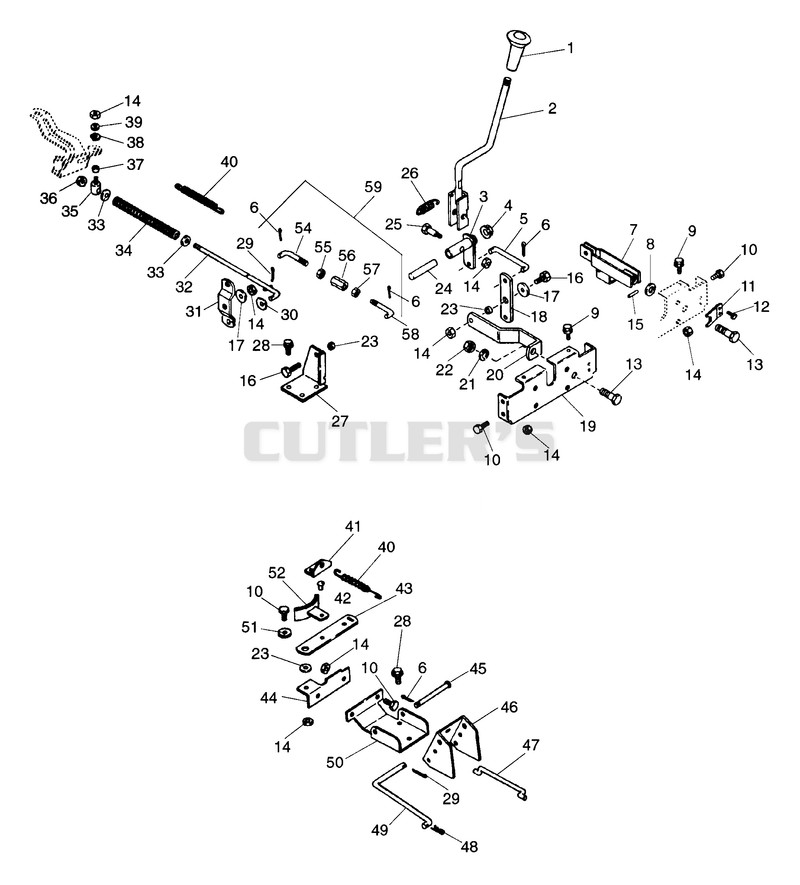 Mower Engagement Linkage