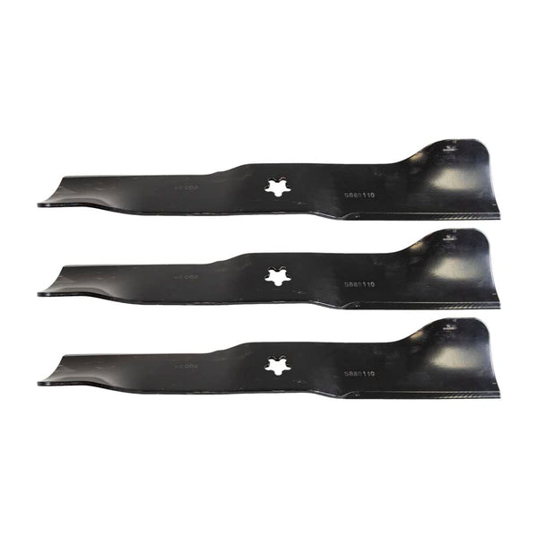 Husqvarna 588811002 (48-Inch) Blade for LGT48/GT48/TS348 Lawn Mowers - 3 PACK