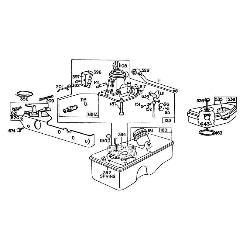 Carburetor Assembly Model 93508-0192-01