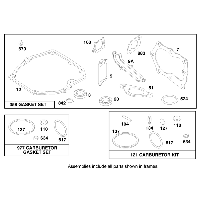 Engine Briggs and Stratton Model 12h802-1758-A1