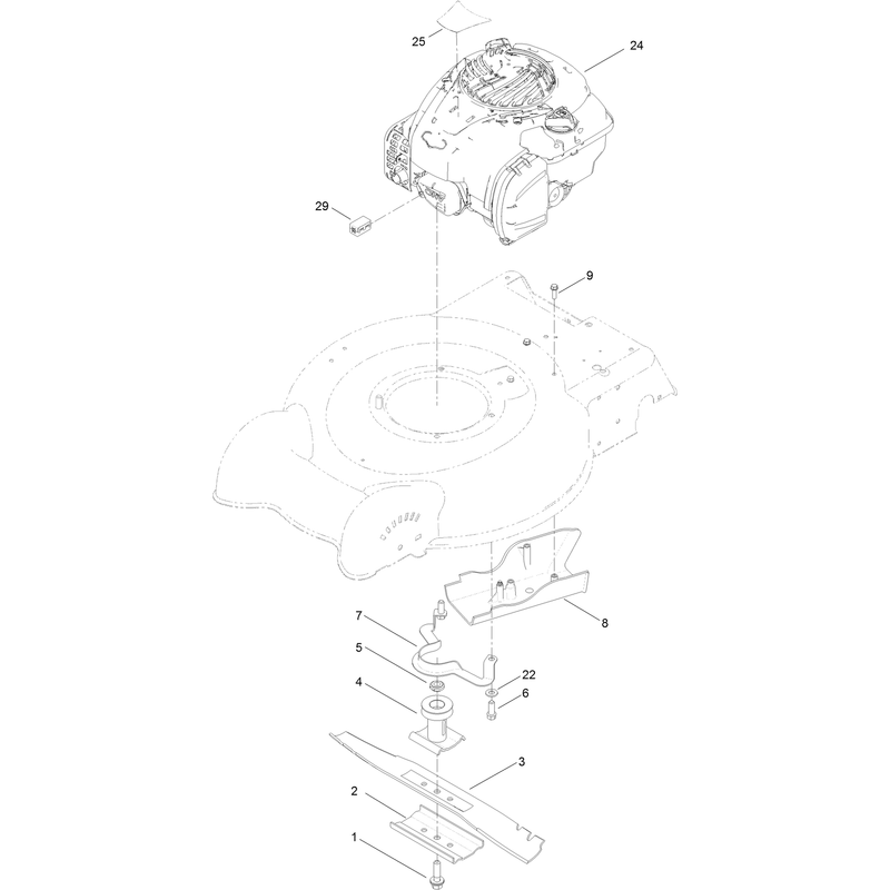 Engine and Blade Assembly