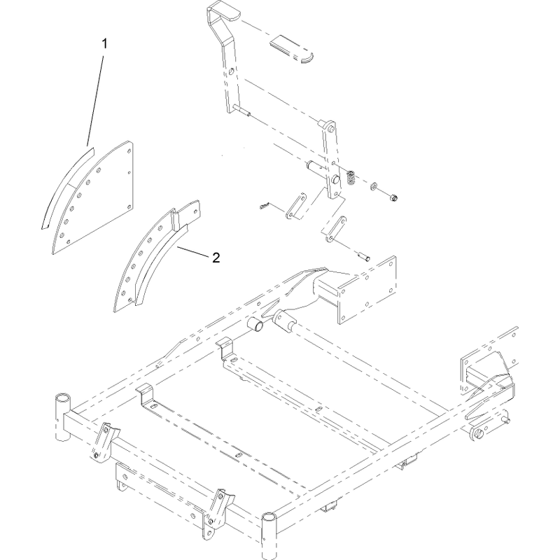Height of Cut Handle and Plate Decal Assembly