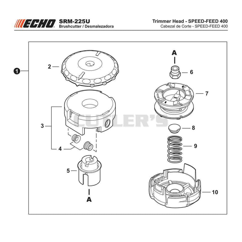 Trimmer Head - SPEED-FEED 400