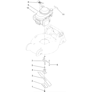 Engine and Blade Assembly