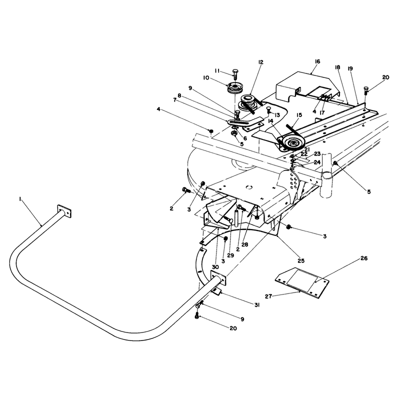Grass Collectlon System Model No 30557 Continued for Cutting Unit Model 30555