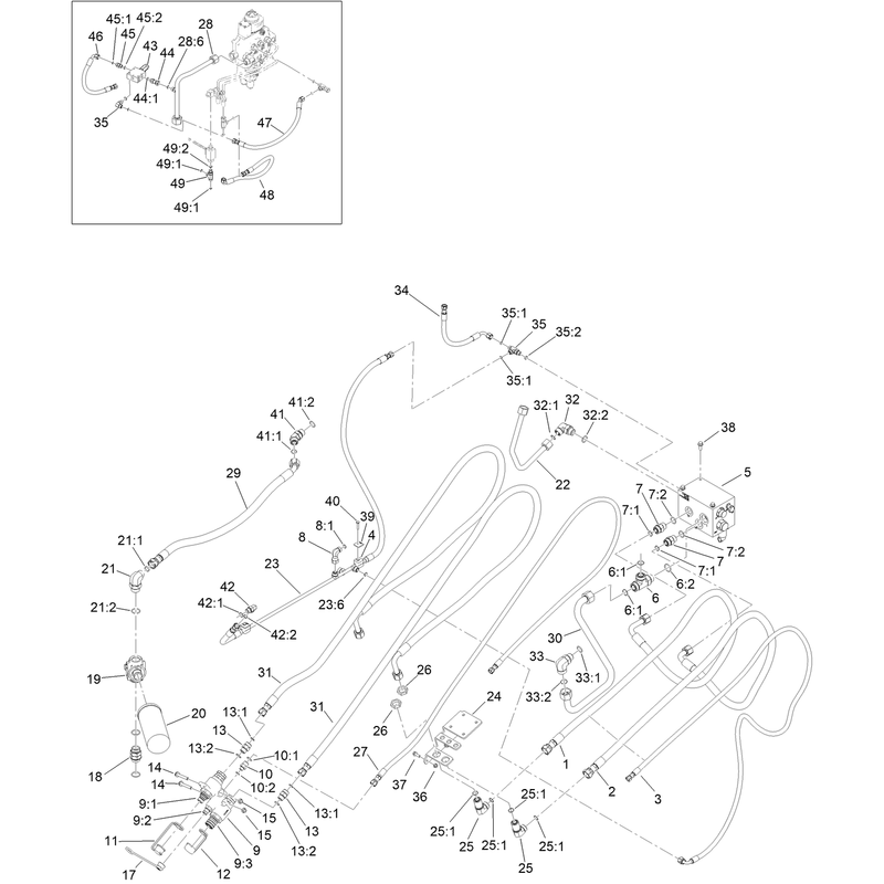 Auxiliary Hydraulic Assembly