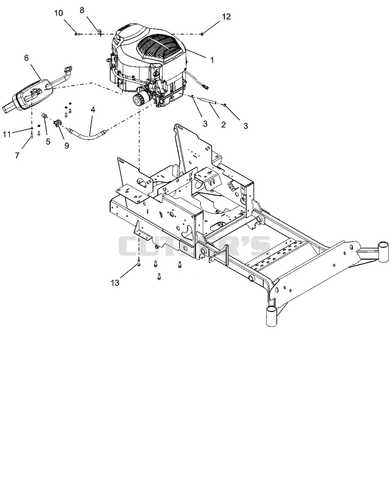 Engine - Kohler KT740