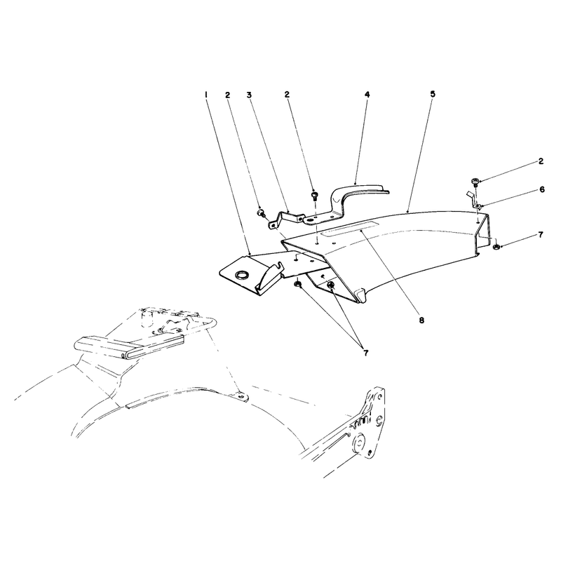 Side Discharge Chute Model No 59108 Optional