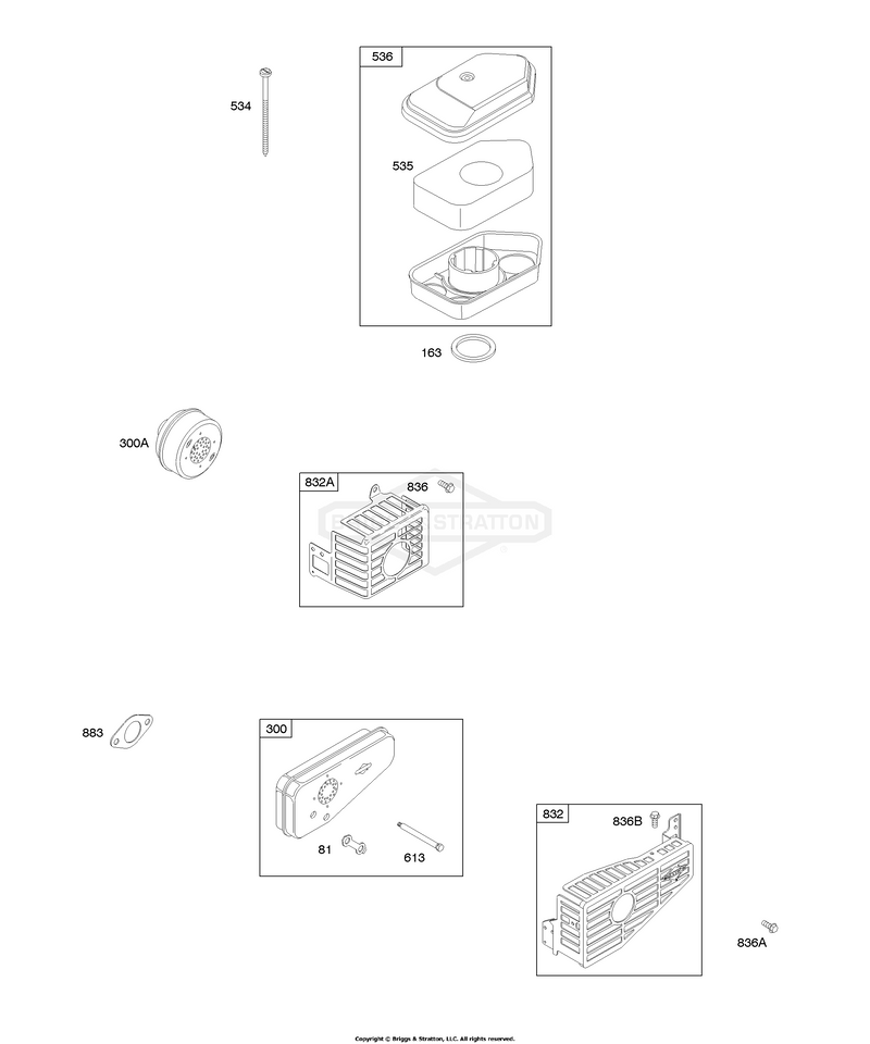 Air Cleaner, Exhaust System