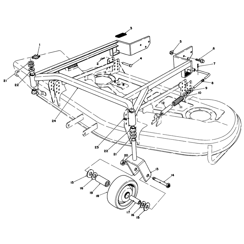 52in Carrier Frame Model No 30152