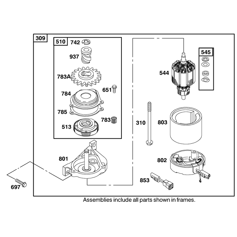 Engine Briggs and Stratton Model 12j805-2370-B1