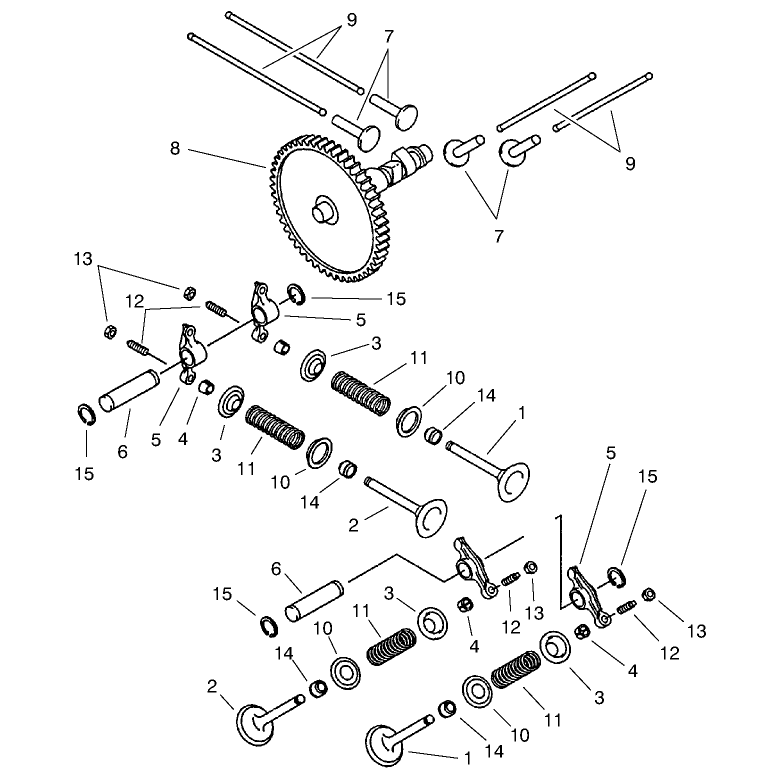 Valvecamshaft Assembly