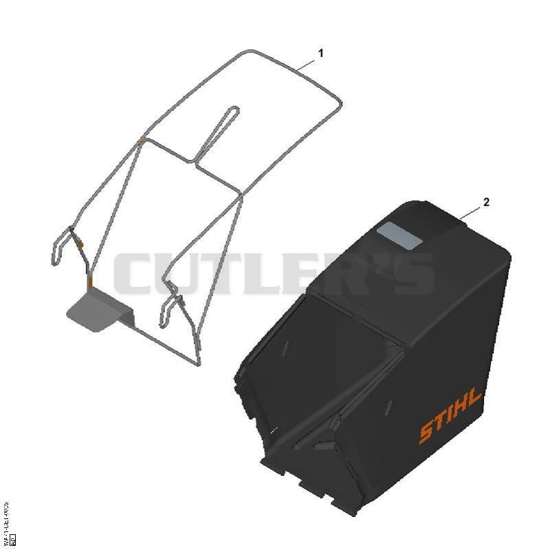Grass catcher bag