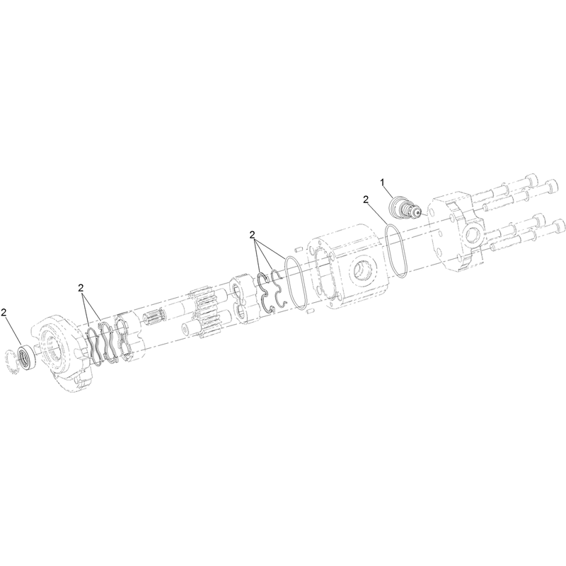 Hydraulic Gear Pump Assembly No. 112-9542