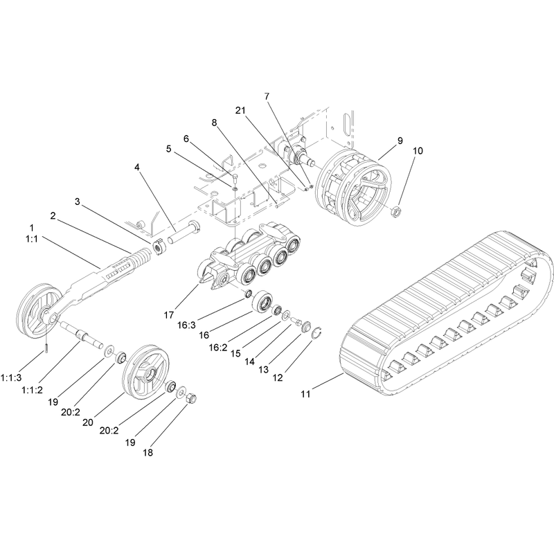 Track and Traction Assembly