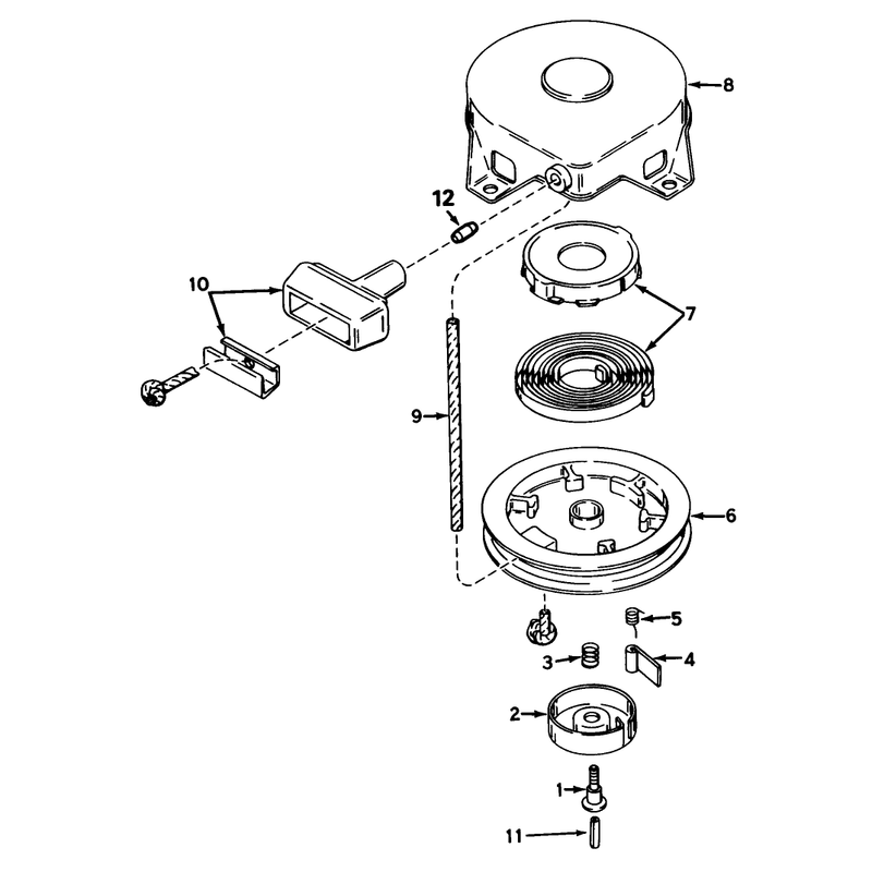 Rewind Starter N0-590420a