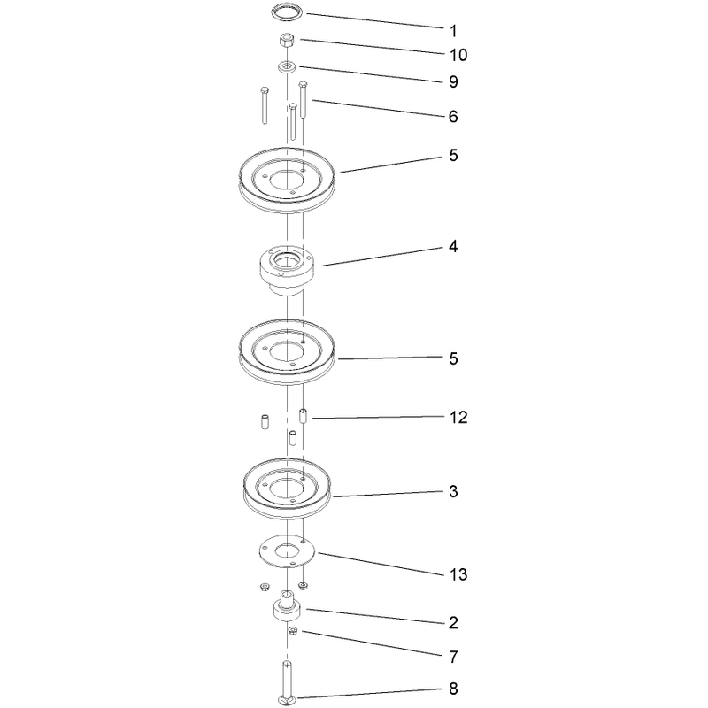 Pully Assembly No 110-1592