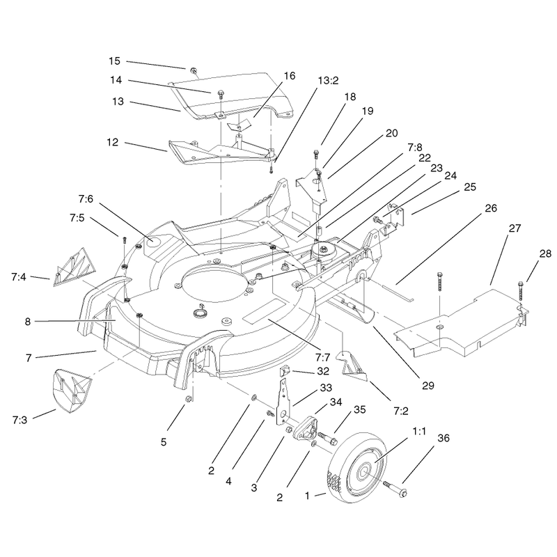 Housing and Wheel Assembly