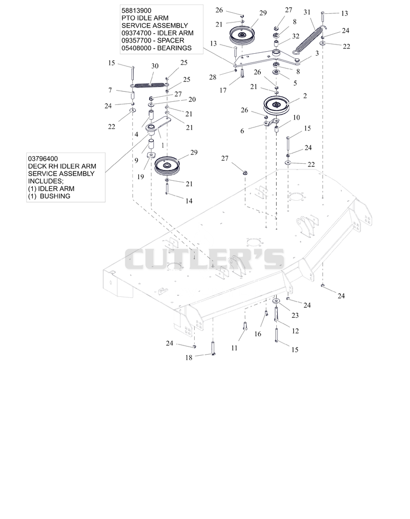 Idlers and Sheaves - 60"