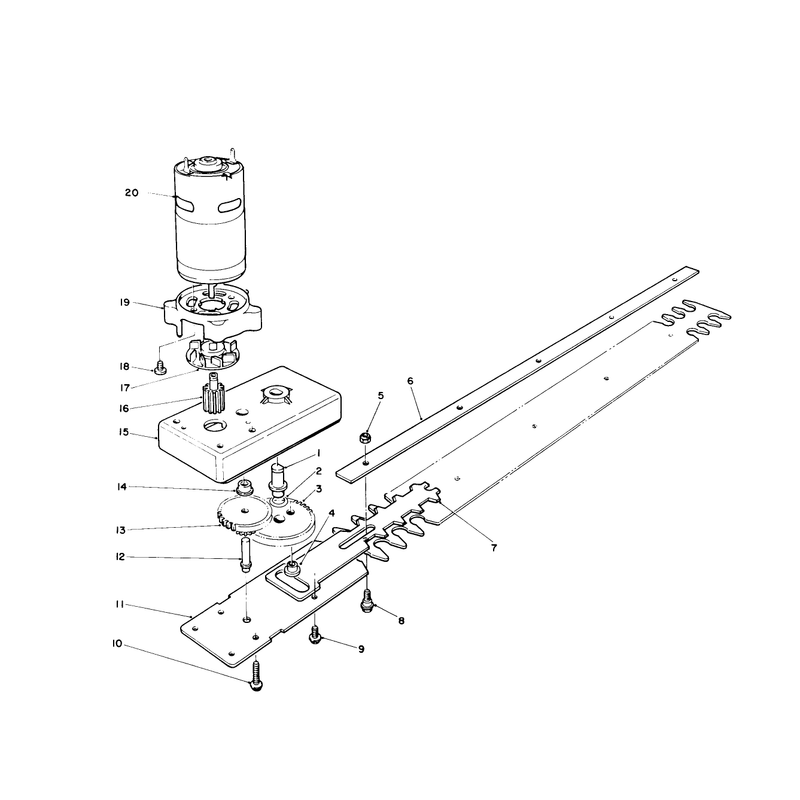 Gear Box And Blade Assembly