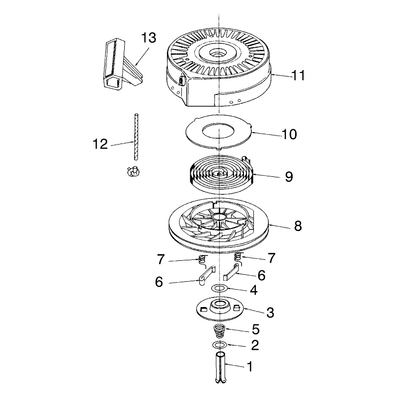 Recoil Starter No. 590652