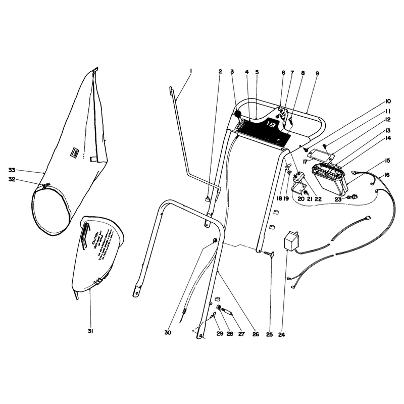 Handle Assembly Model No 18208
