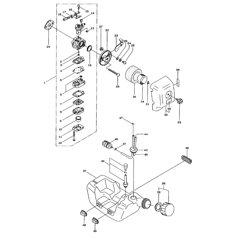 Carburetor And Fuel Assembly