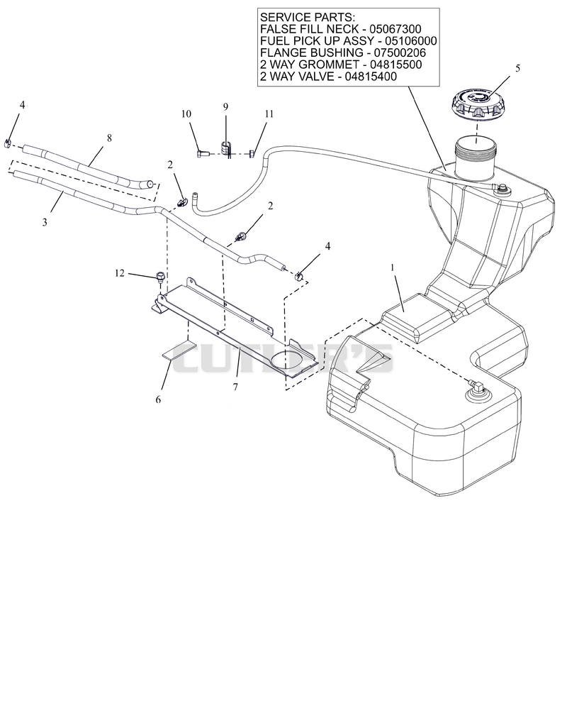 Fuel System - Kohler Non-CARB